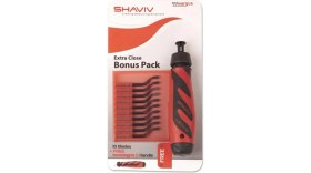 Resim YL Dış Ticaret Shaviv Raspa Seti - Shavıv Bonus Set E 100 - Hss 10 Adet E 100 Uç - Sap ile Birlikte Raspa 