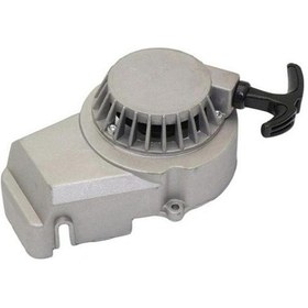 Resim Gümüş Evrensel 2 Zamanlı 49cc Mini Off-road Motosiklet Alüminyum El Çekme Marş Motoru 