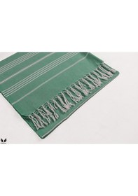 Resim Pega Sultan Peştamal %100 Koton Benetton Yeşili Plaj Havlusu 90 x 170 CM 