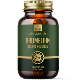 Resim Naturagen Bromelain 2400 GDU Takviye Edici Gıda 60 Kapsül 1000mg - Gratis 