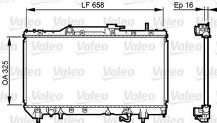 Resim RADYATÖR TOYOTA CARINA E 1.6 i 92 97 