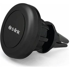 Resim S-link Sl-at84 Universal Ayarlanabilir Siyah Klima Izgara Üzeri Araç Telefon Tutucu 
