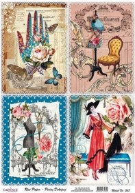 Resim Cadence Pirinç Dekopaj Kağıdı Model 367 