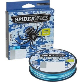 Resim Spider Wire Stealth Smooth8 X8 Pe Braid 150m Blue Camo Örgü İp Misina - 0.06mm 