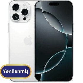 Resim Apple iPhone 16 Pro Max Yenilenmiş TR Garanti | 256 GB Beyaz 