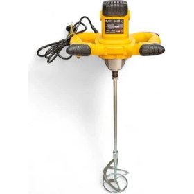 Resim 1800 Watt Devir Ayarlı Elektrikli Alçı Boya ve Harç Karıştırıcı Mikser 