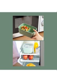 Resim Porsima 3199 Sosluklu 2 Katlı Beslenme Çantası Lunch Box Somon 