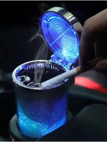 Resim Vexor Araç İçi Oto Kokusuz Küllük Rgb Işıklı Kapaklı 