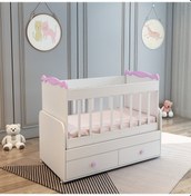 Resim Patiko BBY 850 Beşik Pembe 60 x 120 CM Pembe 