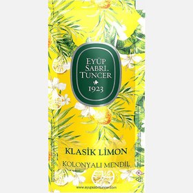 Resim Eyüp Sabri Tuncer Klasik Limon Kolonyalı Mendil 150’li 