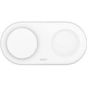 Resim Belkin Boostcharge Pro Wız021vfwh 2'si 1 Uyumlu Arada Magesafe Kablosuz Şarj İstasyonu 