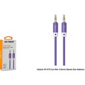 Resim Hytech Hy X70 1M Mor 3.5Mm Stereo Ses Kablosu 