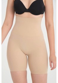 Resim Vücut Şekillendirici Paçalı Korse Şort 2 Beden İncelme Etkili Çok Renkli 