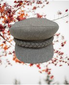 Resim Lüks Kaşe Özel El Yapımı Saç Örgü Kutulu Gönderim Ezilmez Haki 