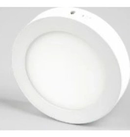 Resim Sezmer Sıva Üstü Yuvarlak 18W Beyaz Renk Yüksek Işık LED Panel Tekli 