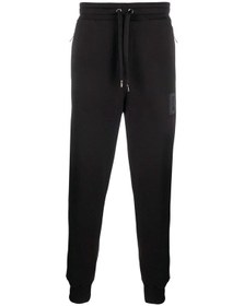 Resim Dolce&Gabbana Logo Embroidered Track Pants Siyah 