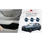 Resim TEARNOW TOGG T10X (2023-2024) Trim Ses Önleyici Konfor/İzolasyon Set - Siyah 