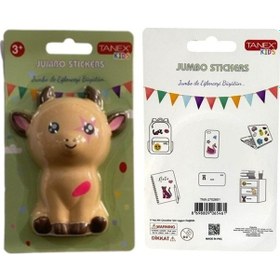 Resim Tanex Jumbo Stickers Sukuşi Yavru Geyik 