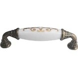 Resim Damla Klasik Silindir Kulp Antik Sarı 96 mm 