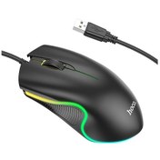 Resim HOCO GM19 RGB LED Işıklı Gamer Oyuncu Kablolu Optik Mouse 