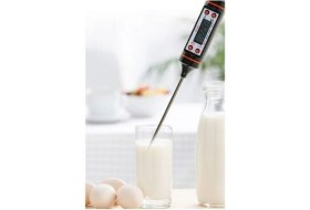 Resim Dijital Sıcaklık Ölçer Termometre, -50°C - 300°C Arası Kullanım İçin Yoğurt Mayalama Yardımcısı 