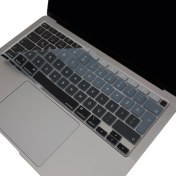 Resim McStorey Macbook Air M1 Klavye Kılıfı Türkçe Q Baskı A2179 A2337 ile Uyumlu Ombre 