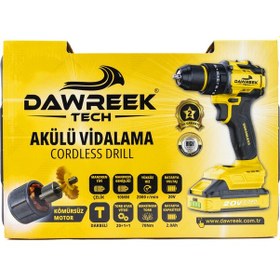 Resim Dawreek Tech DT02D Akülü Vidalama 