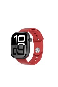 Resim Ferrucci Smart S10 Max 39 Mm Silikon Kordon Akıllı Saat (Distribütör Garantili)Kırmızı-F765 