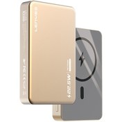 Resim Lenyes PW119D PD 20W Ultra İnce Hızlı Şarj Özellikli Wireless Powerbank 15W 10.000mAh Gold 