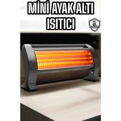 Resim Ayak Altı Elektrikli Soba Isıtıcı Masa Altı Emniyetli 