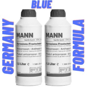 Resim MANN Antifriz Organik Mavi Renk -37c 1.5 Litre 2 Adet 