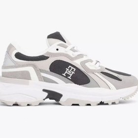Resim Tommy Hilfiger TH MODERN RUGGED RUNNER Kadın gri Sneaker FW0FW083850IM 
