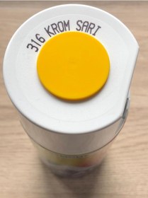 Resim Akçalı 316 Krom Sarı Sprey Boya 400 ML 