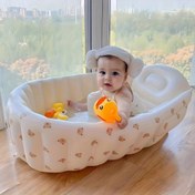 Resim Yeni Doğan Bebek Şişme Küvet, Bebek Küveti Şişme Küvet, Açık Hava Taşınabilir Küvet Oyun Havuzu, Cadılar Bayramı, Şükran Günü ve Noel Hediyesi 