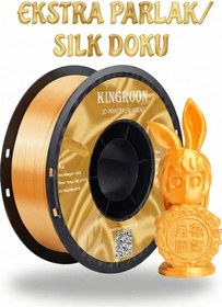 Resim Silk Pla Filament- Turuncu Canlı Metalik Portakal - 1.75mm 1kg - Ekstra Parlak 