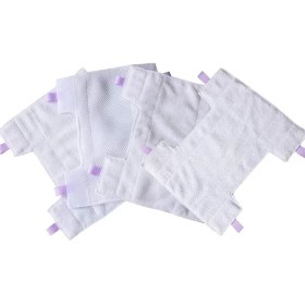 Resim Ruosui Shark HV300 Mop Yedek Pedi Için 4 Adet Yeniden Kullanılabilir Mop Pedleri Shark Zemin Temizleme Kiti Için (Yurt Dışından) 