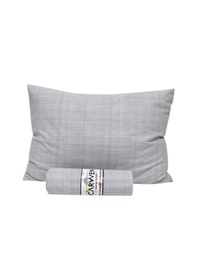 Resim 2 Li Ranforce Pamuk Yastık Kılıfı 50x70 Gri 