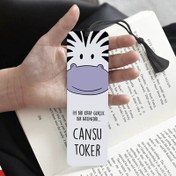 Resim Çocuğa Hediye Mesaj ve İsimli Kitap Ayracı 