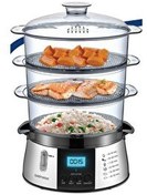Resim Goldmaster GM7268D Biofit LED Ekranlı 10 L Dijital Buharlı Pişirici 