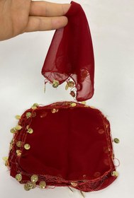 Resim Hobigram Kırmızı Pul Işlemeli Halay Mendili 10 Adet – Özel Tasarım, Aksesuar, Kaliteli Üretim, Göz Alıcı Sti 