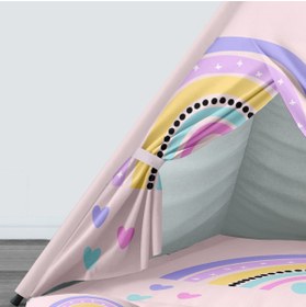Resim instababyrooms Çocuk Oyun Çadırı Gökkuşağı Dijital Baskılı 