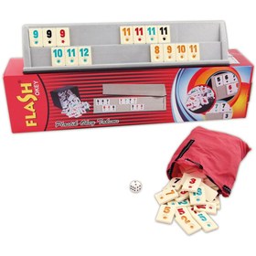 Resim Flash Plastik Okey Takımı (Star Okey) - Dayanıklı, Hijyenik ve Profesyonel! 