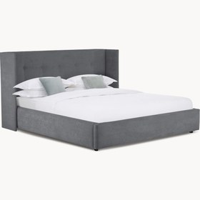 Resim Helga Çift Kişilik Karyola Antrasit - 180x200 cm 