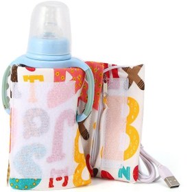 Resim Usb Biberon Isıtıcı Taşınabilir Seyahat Süt Isıtıcı Bebek Biberon Isıtmalı Kapak Yalıtım Termostatı Gıda Isıtıcı 
