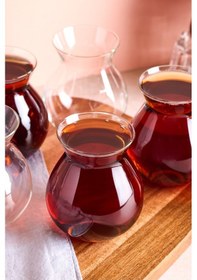 Resim Perotti Üsküdar 6lı Çay Bardağı Seti 200ml 40194 Şeffaf 