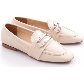 Resim Dgn 5021 Kadin Tokali Loafer 5021-1423-R1806 Ten 