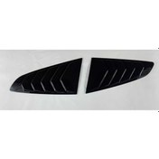 Resim Ford Mustang İçin 2015-2020 Kelebek Cam Kaplama - Piano Black 