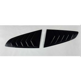 Resim Ford Mustang İçin 2015-2020 Kelebek Cam Kaplama - Piano Black 