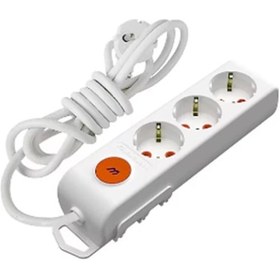 Resim Mutlusan Rı-tech 3lü 1mt Anahtartopraklı Grup Priz 001 175 320002 01 00 Diğer 