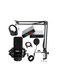 Resim Midex Performans Paket-1 Stüdyo Ekipmanları Kayıt Seti MX-2020 Mikrofon Ses Kartı Kulaklık 